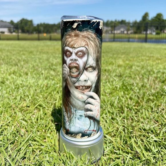 Handmade Halloween Horror 20 oz Tumbler‎ - Picture 1 of 3